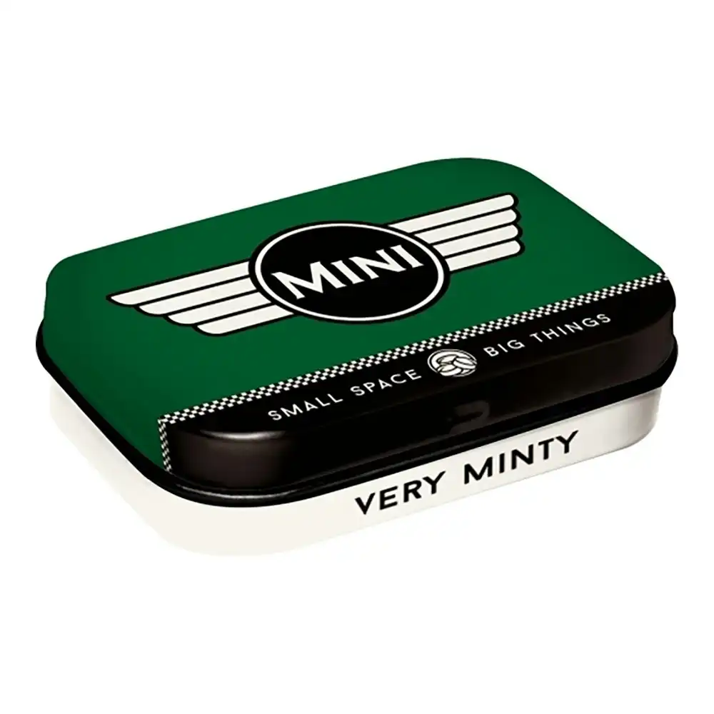 Nostalgic Art 6cm Metal Tin Mint Box Mini Logo Green Fresh Breath Hard Candy