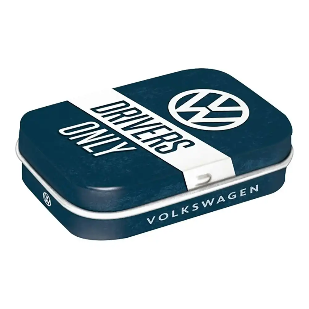 Nostalgic Art 6cm Metal Tin Mint Box VW Drivers Only Fresh Breath Hard Candy