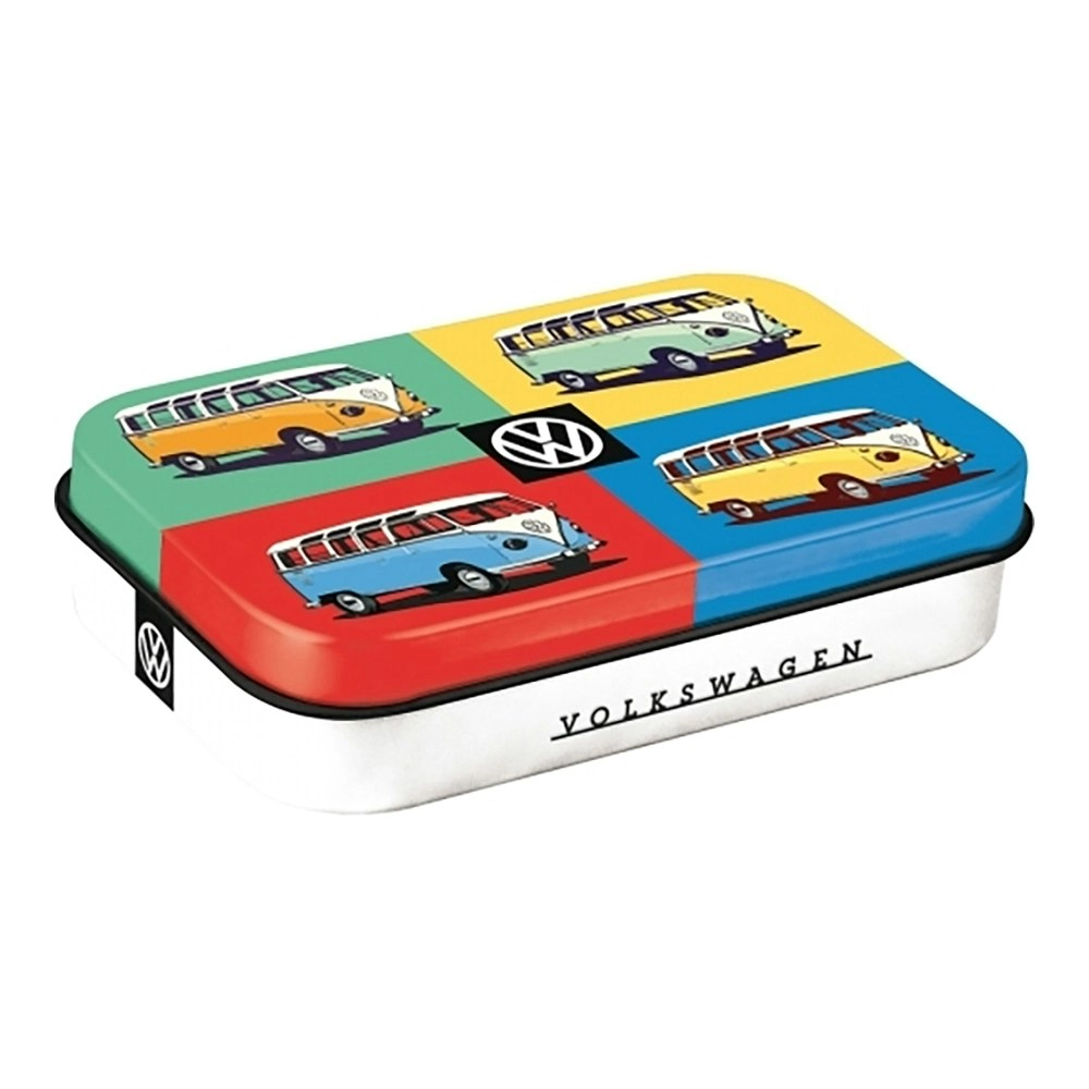 Nostalgic Art 10cm Mint Tin Box XL VW Bulli Pop Art Fresh Breath Candy Mints