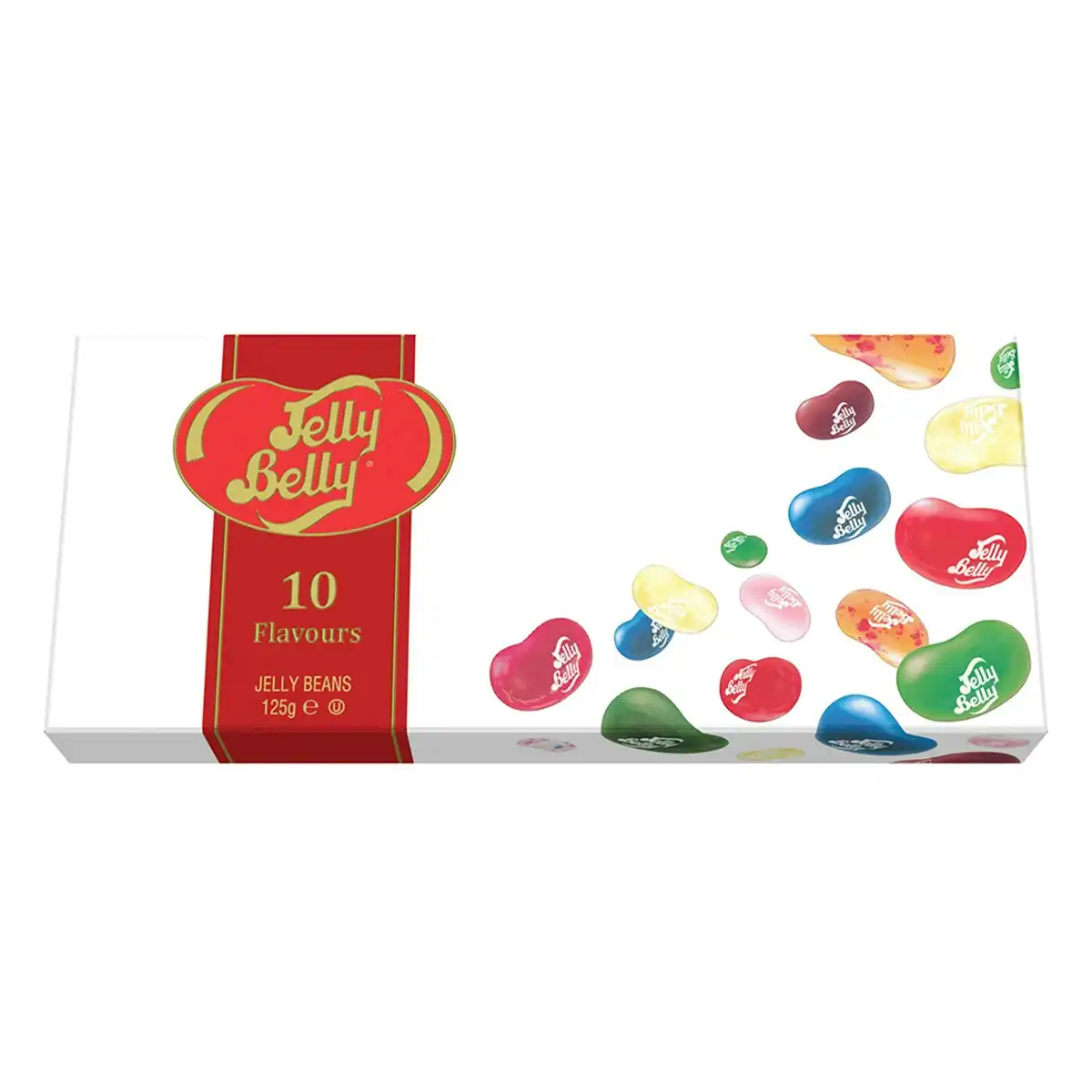 Jelly Belly 10 Assorted Flavour 125g Jelly Bean Gift Box Chewy Confectionery