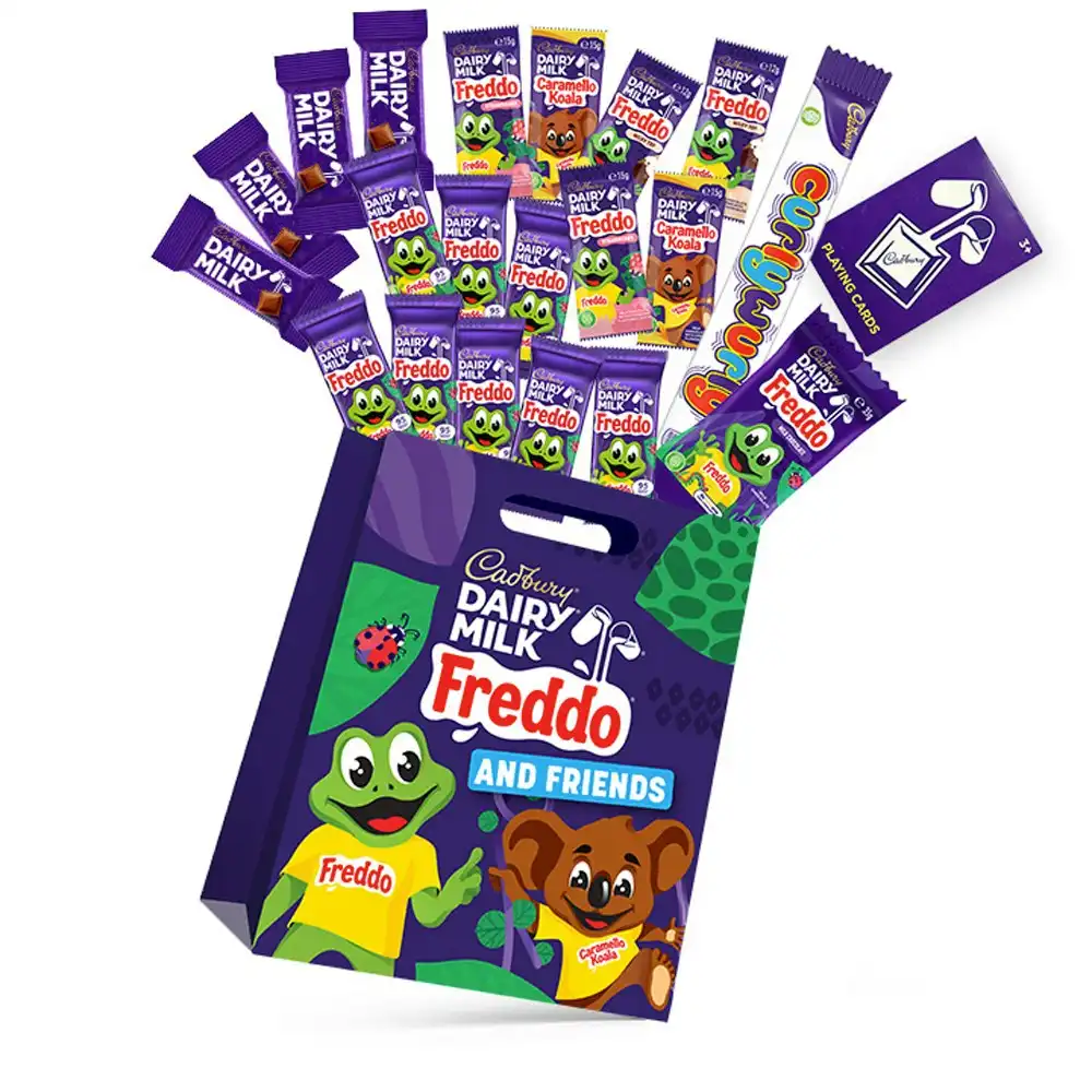 20pc Cadbury Dairy Milk Freddo & Friends Showbag Confectionery Chocolate Snacks