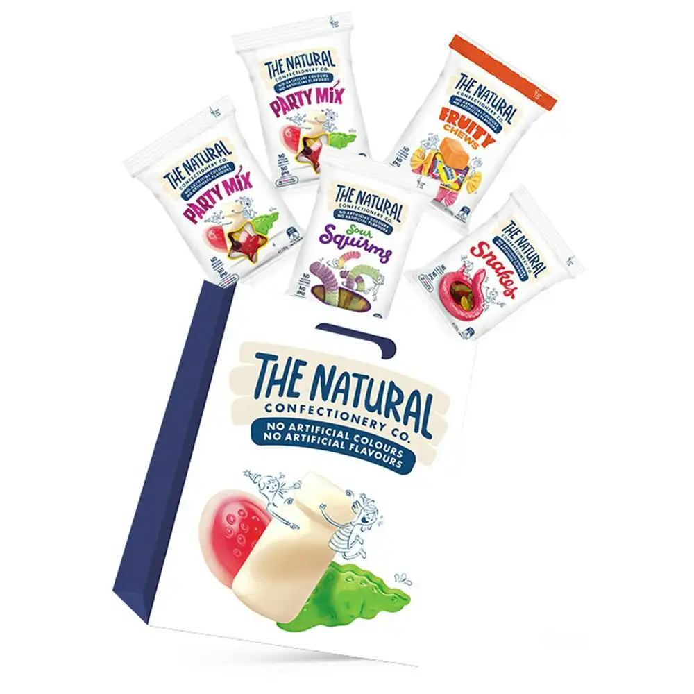 5pc The Natural Confectionery Co. Party Mix Fruity Chews Showbag Candy Snacks
