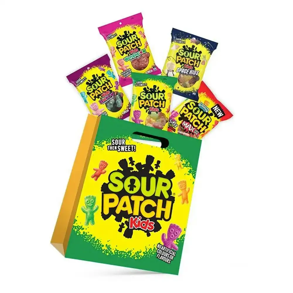 5pc Sour Patch Kids Showbag Berry/Watermelon Confectionery Sweet Candy Snacks