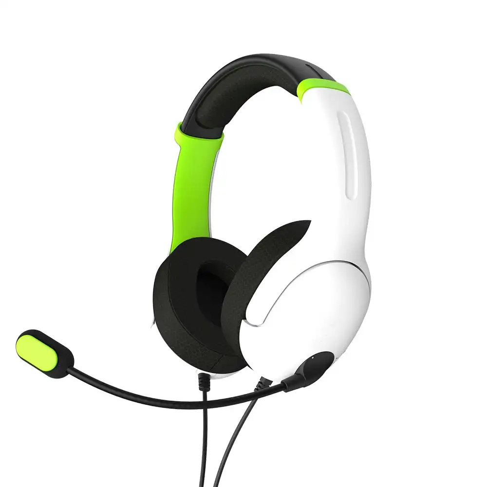 PDP Gaming XB Airlite Wired Gaming Headset For Xbox Console Neon White Green