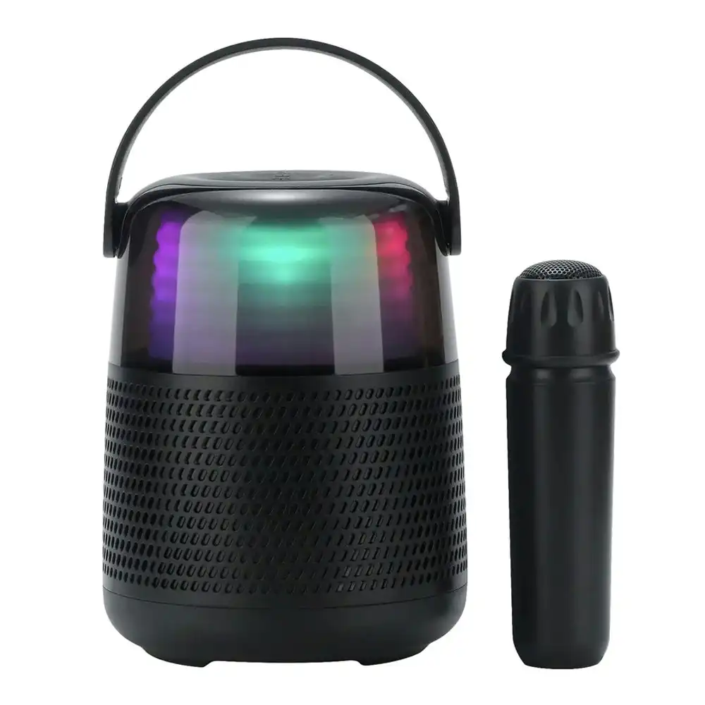 Moki Starmaker Wireless Bluetooth Karaoke Combo w/Microphone & LED Speaker Set