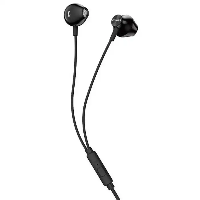 Philips In-Ear Earbud Neodynium Earphones/Headphones w/ Mic & 1.2m Cable Black