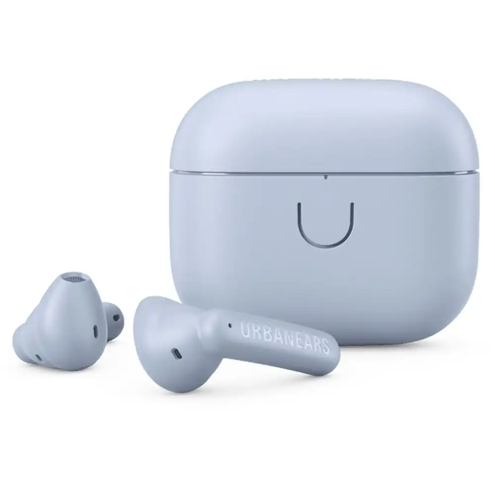 Urbanears Boo True Wireless Bluetooth Earbuds w/ Charging Case Slightly Blue