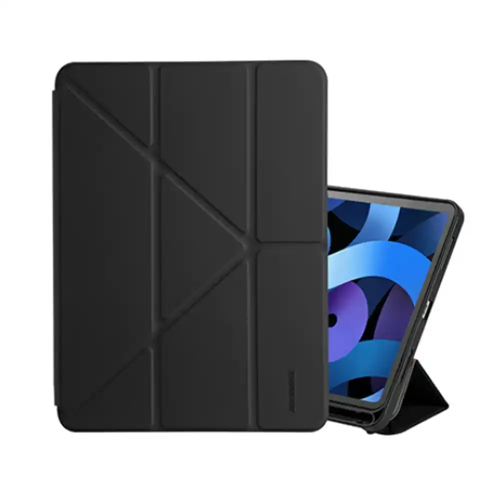 RockRose Defensor II Tri-Fold Origami Folio Black For iPad Air 4/5 10.9" 2020/22