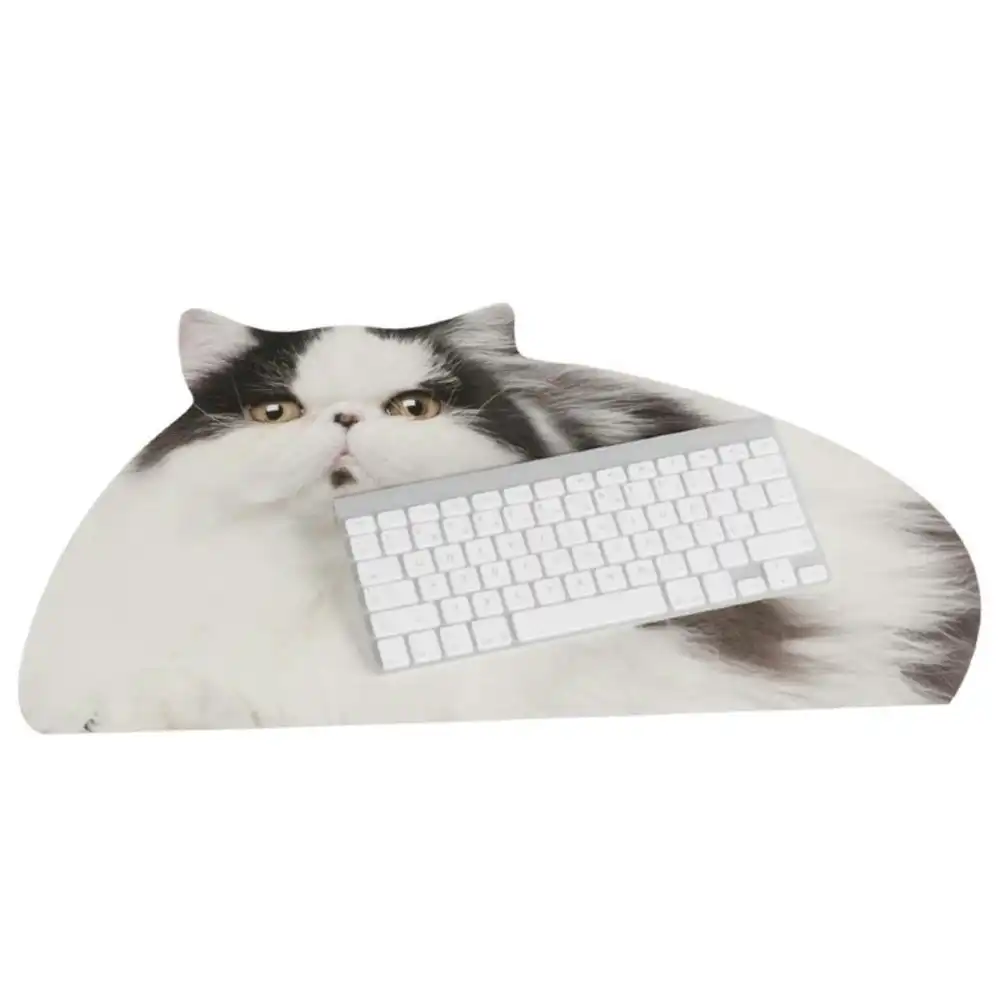 Mustard Fat Cat Animal Desk Mat Pad Large 60x36cm For Computer/Keyboard/Mouse