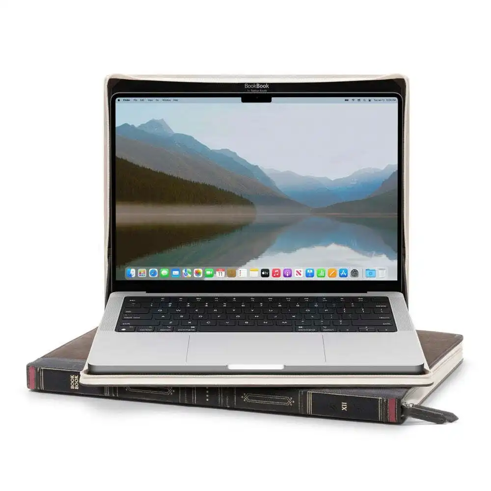 Twelve South BookBook Case Hardback Protector Cover For 16" MacBook Pro M1 Brown