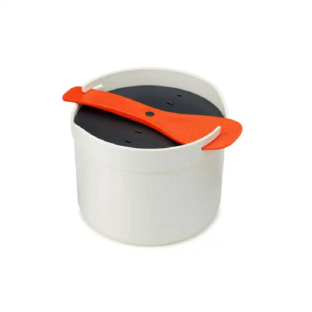 Joseph & Joseph M-Cuisine 2L Rice Cooker Pot For Microwave Oven Stone/Orange