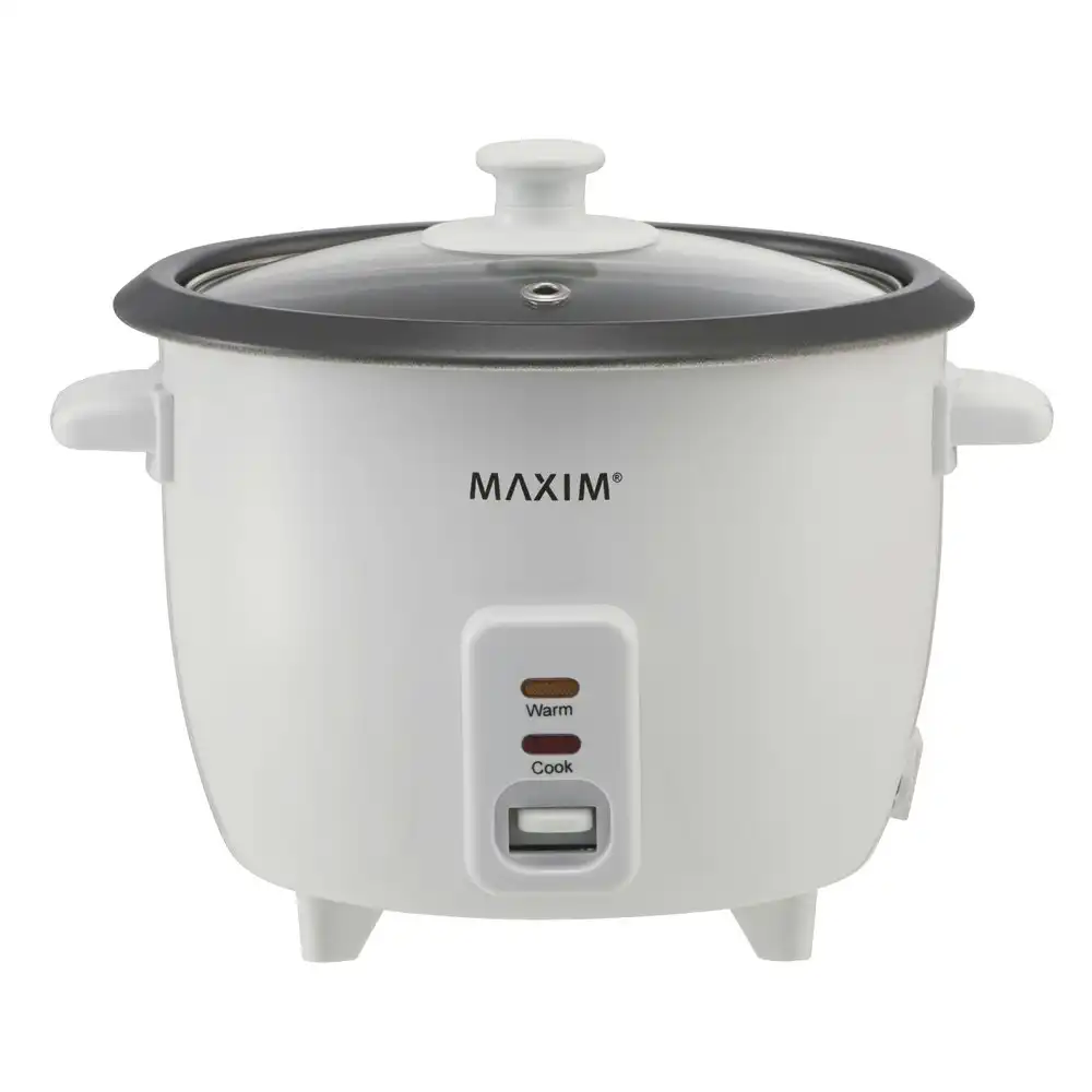 Maxim Kitchenpro Home Kitchen Cooking Non Stick 1L/5 Cup Rice Cooker/Warmer