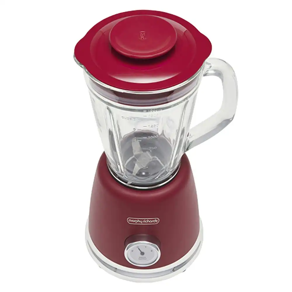 Morphy Richards x Belling Boutique Retro 500W Electric 1.5L Blender Red w/Bottle