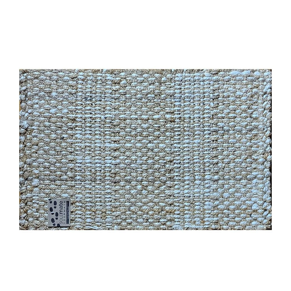 Solemate Jute, Stripes & Knots 50x80cm Stylish Outdoor Entrance Doormat