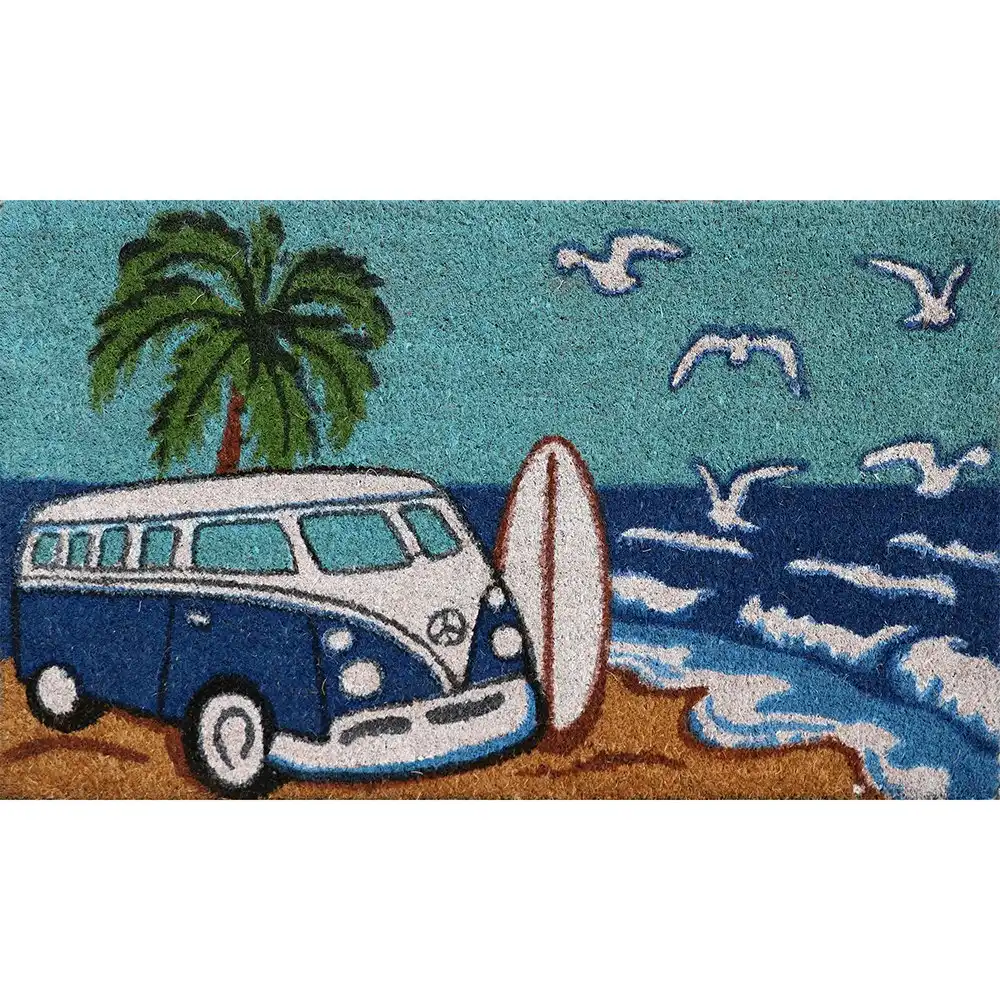 Solemate Latex C Kombi Surf Mat 45x75cm Beach Blues Multicoloured Eco Friendly