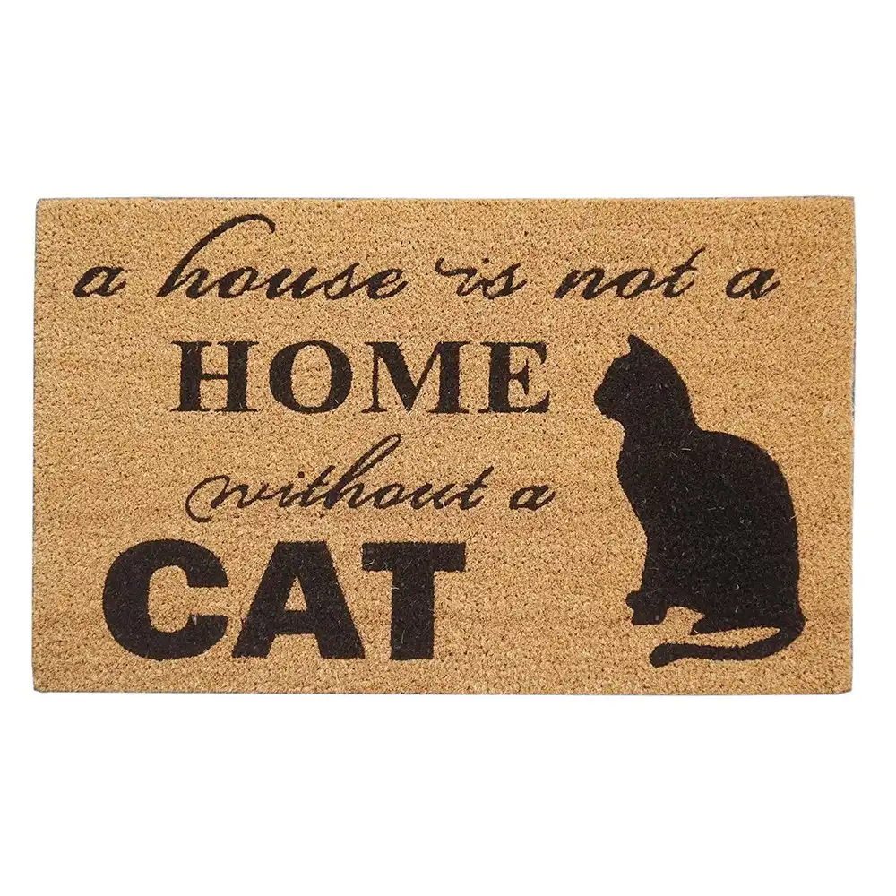 Solemate Latex-Backed Coir Home Cat 45x75cm Slimline Outdoor Stylish Doormat