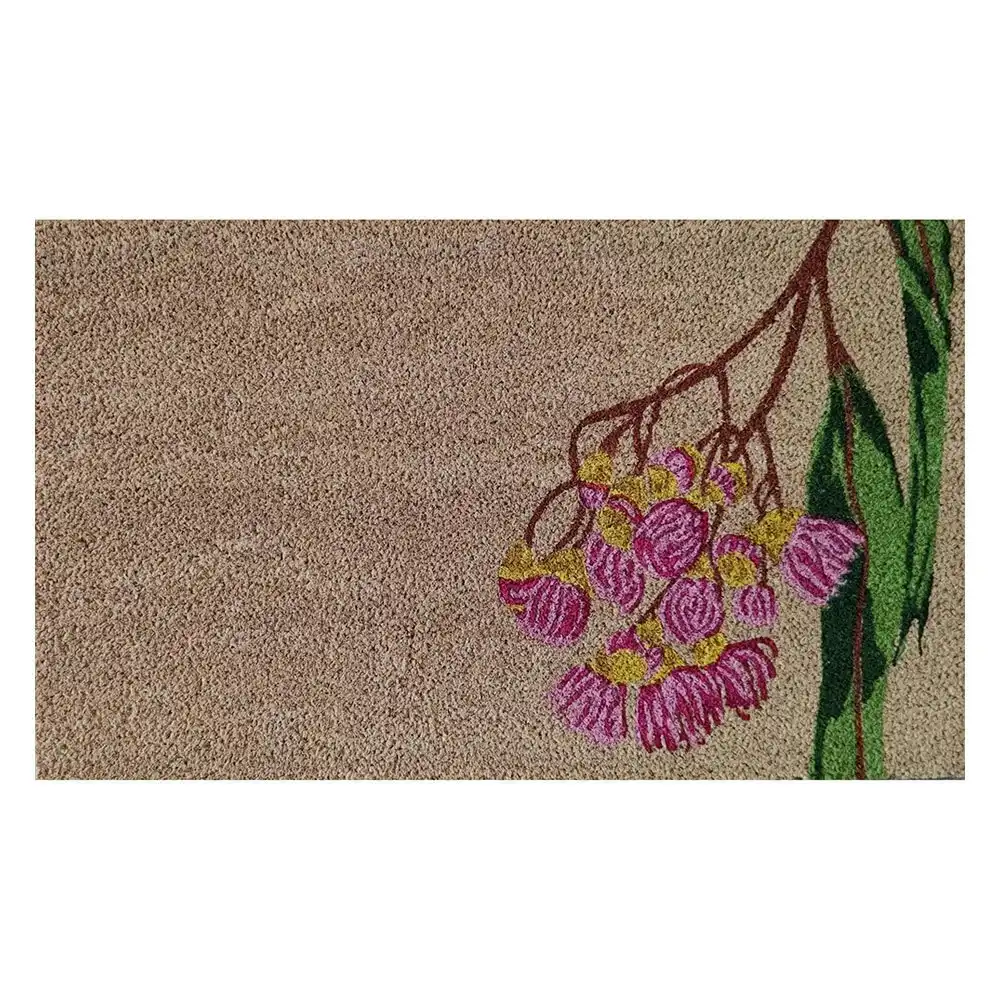 Solemate Latex Backed Coir Flowering Gum 45x75cm Slimline Outdoor Doormat