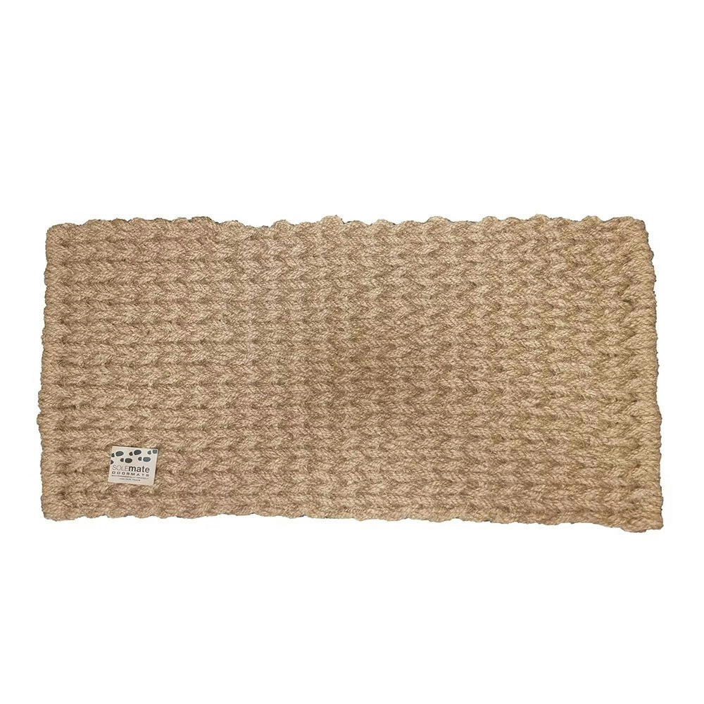 Solemate Coir Rope Knit Weave 60X120 cm Stylish Outdoor Entrance Doormat