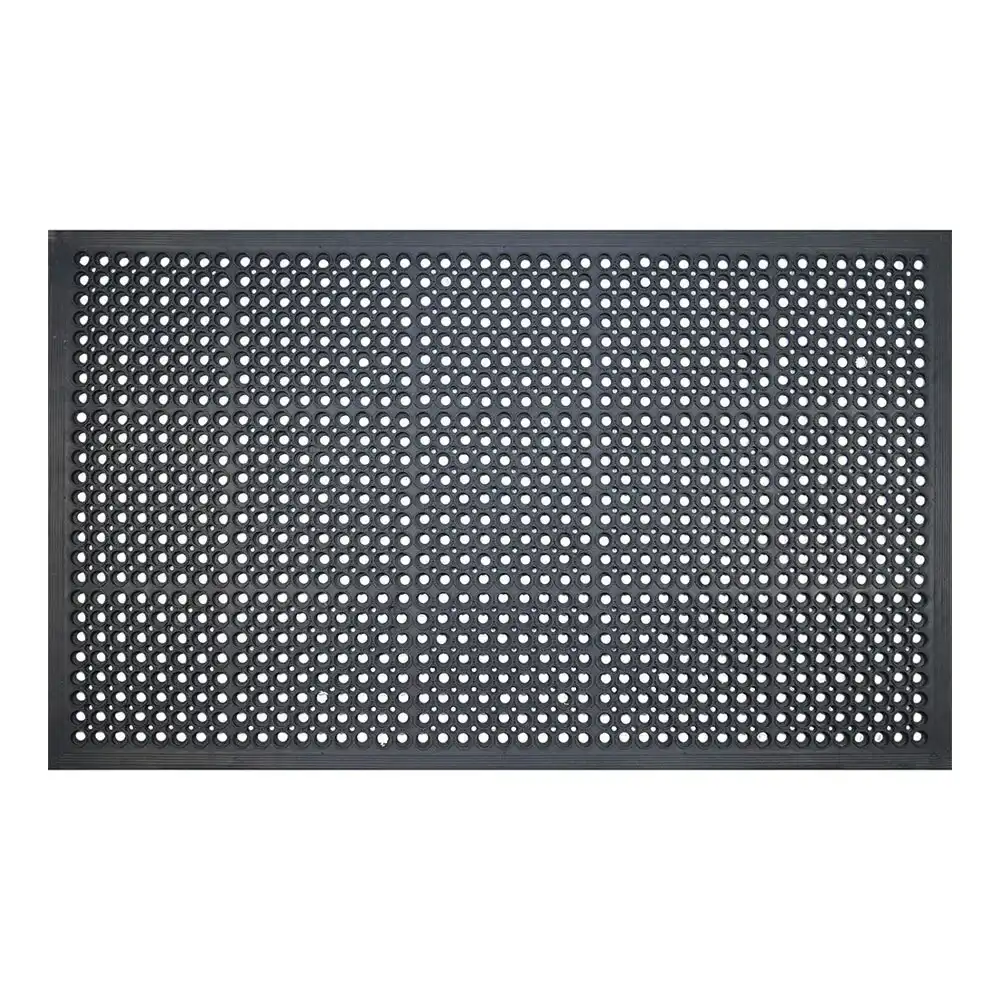 Solemate Rubber Anti Fatigue 90x150cm Stylish/Durable Outdoor Front Doormat