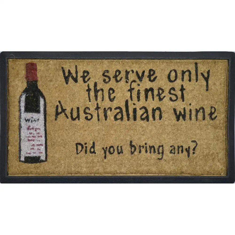 Solemate Australian Wine 40x70cm Stylish Durable Outdoor Front Doormat