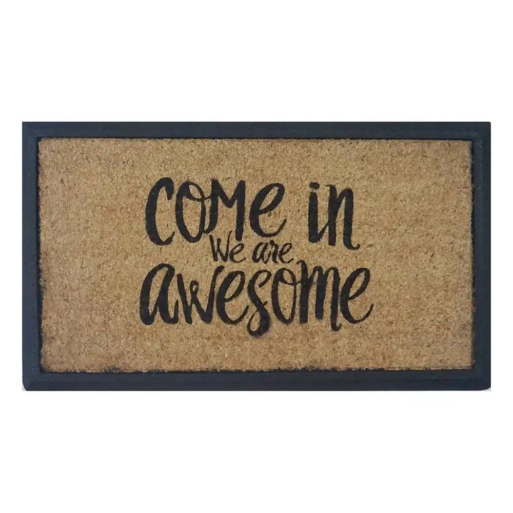 Solemate We are Awesome 40x70cm Themed Stylish Durable Outdoor Front Doormat