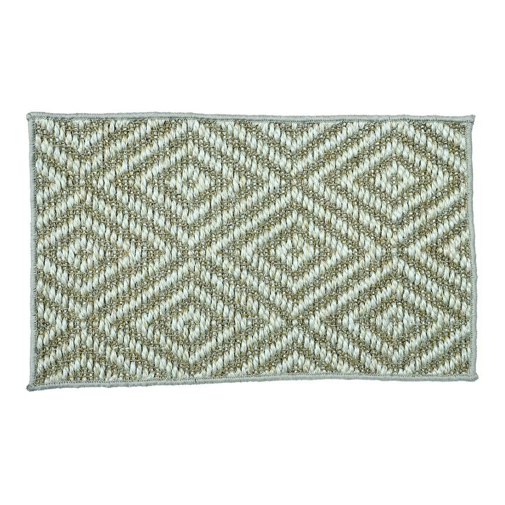 Solemate Latex Sisal 2 Tone Nat Diamond 45x75cm  Outdoor Entrance Doormat