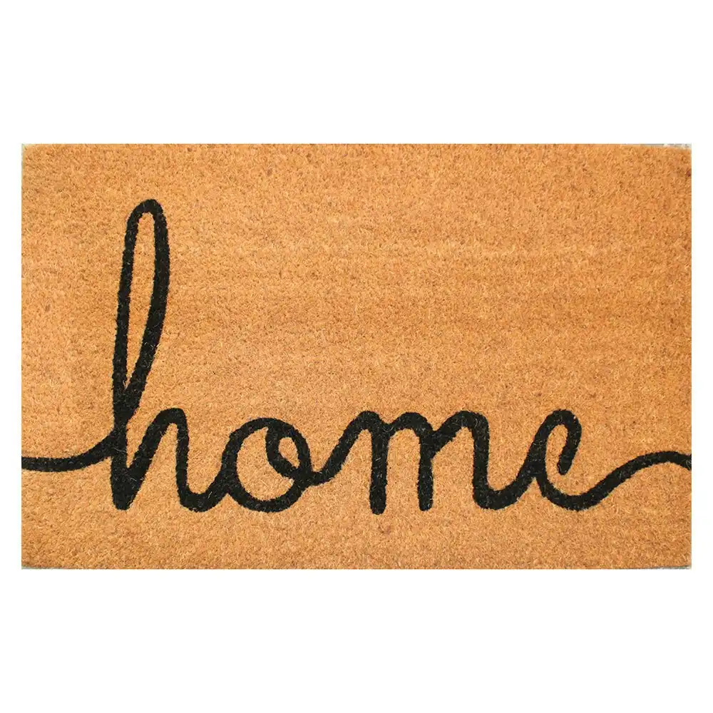 Solemate Coir Home Mat 50x80cm Eco Friendly Sustainable Home Natural & Black