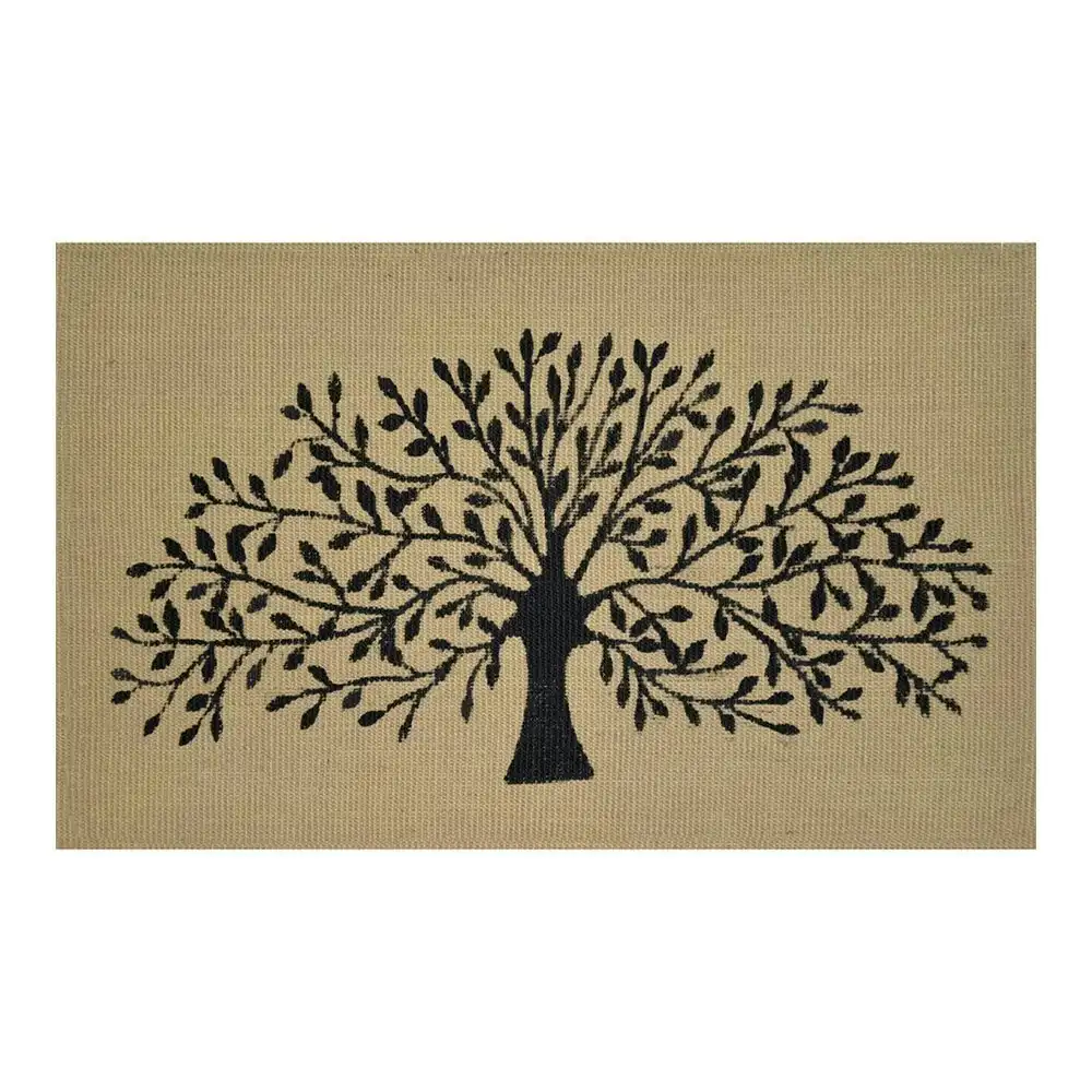 Solemate Jute L/B Natural Tree 50x 80cm Stylish Outdoor Entrance Doormat