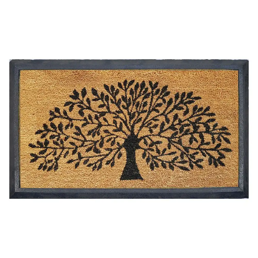 Solemate Tree of Life Themed 40x70cm Stylish Durable Outdoor Front Doormat