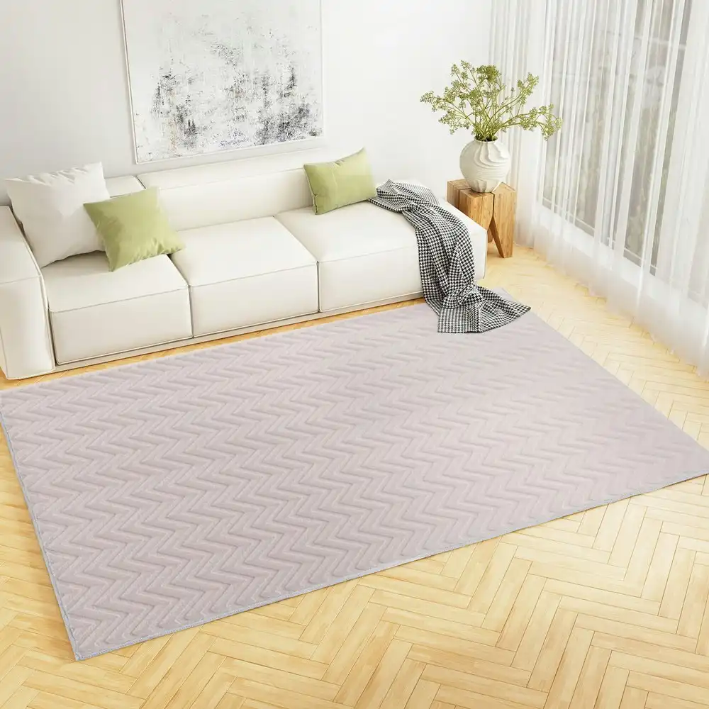 Artiss Floor Rug 200x290 Washable Mat Carpet Microfiber
