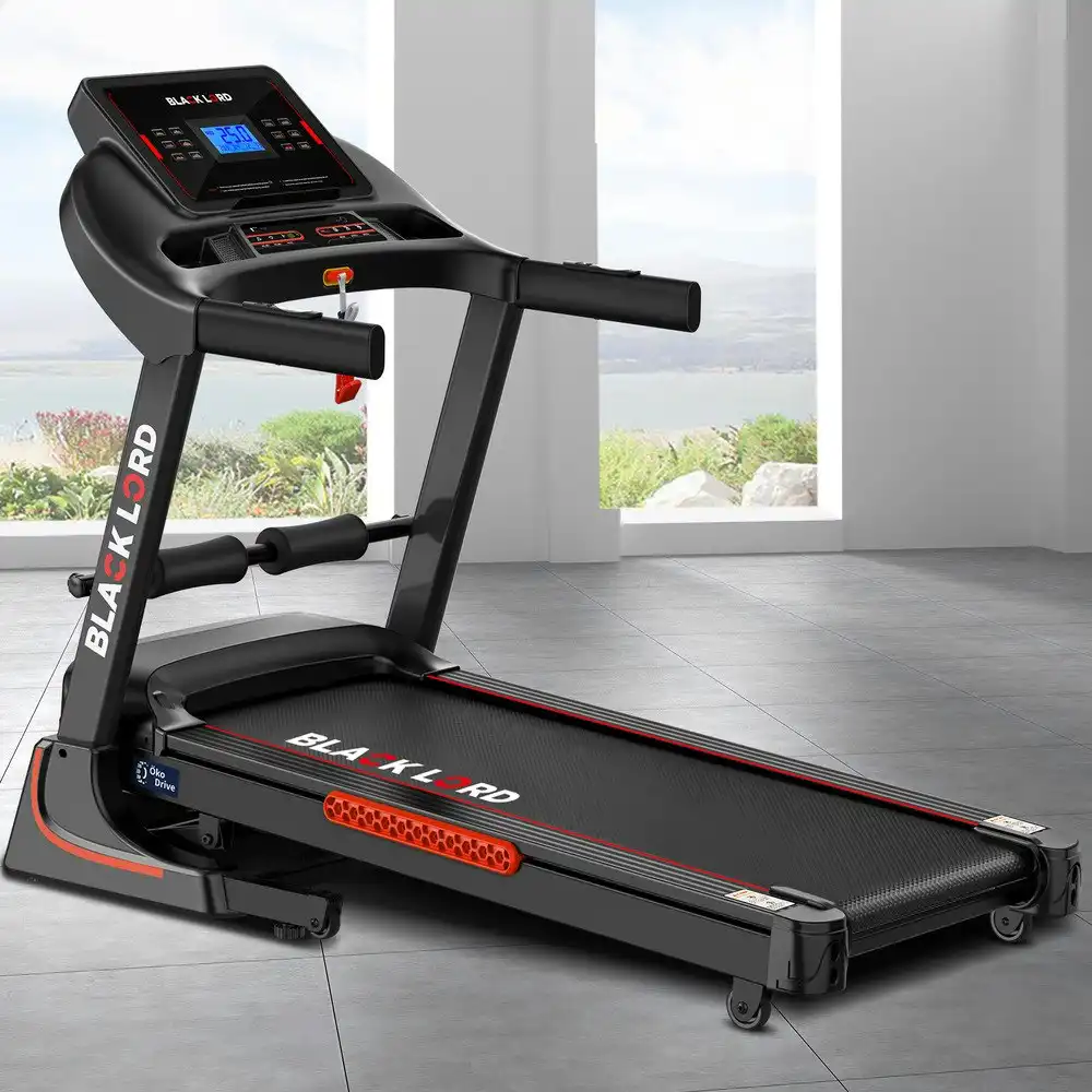 BLACK LORD Incline Electric Running Machine Treadmill