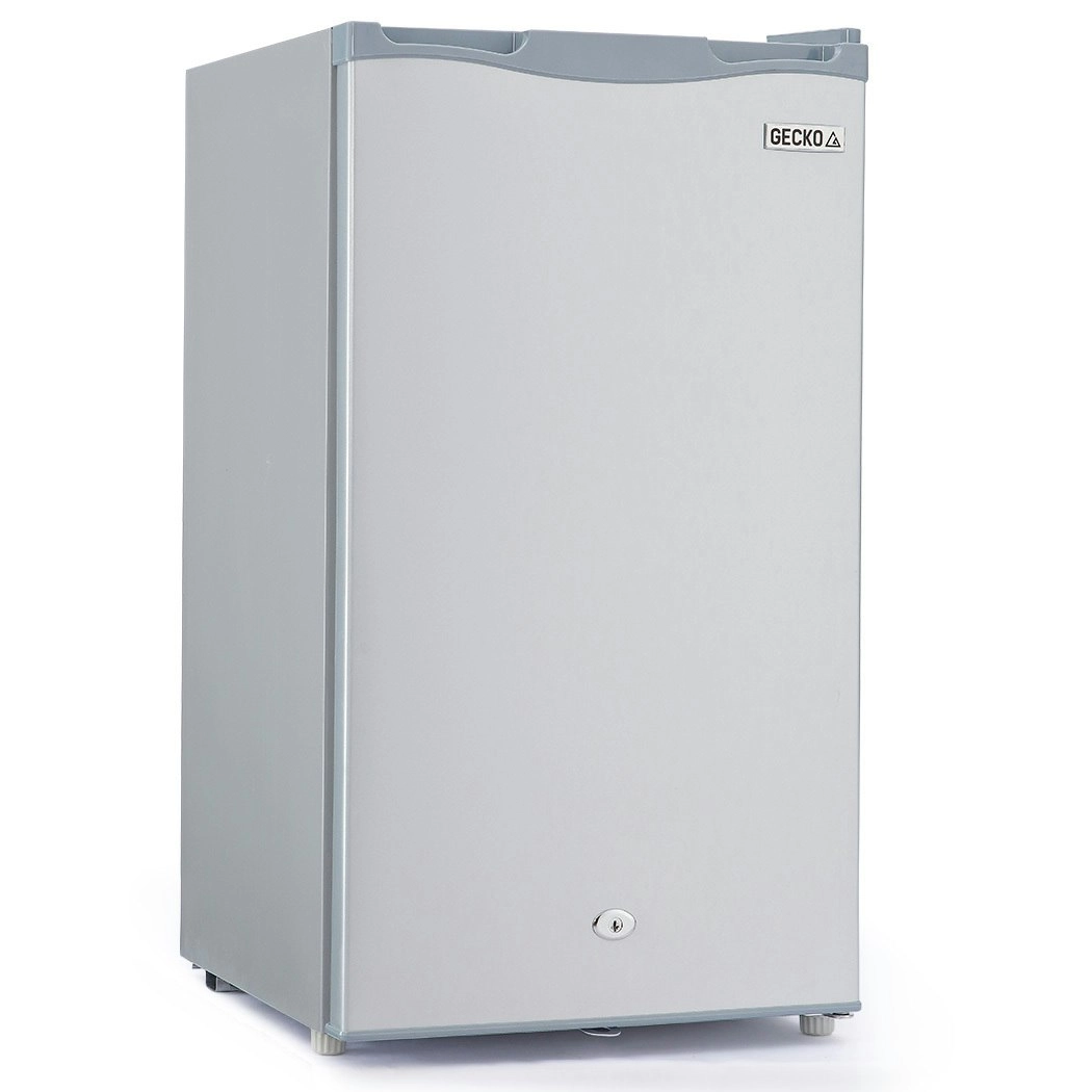 Gecko 95L Portable Upright Fridge Freezer Camping Caravans Bar Fridges Refrigerator 12V/24V/240V