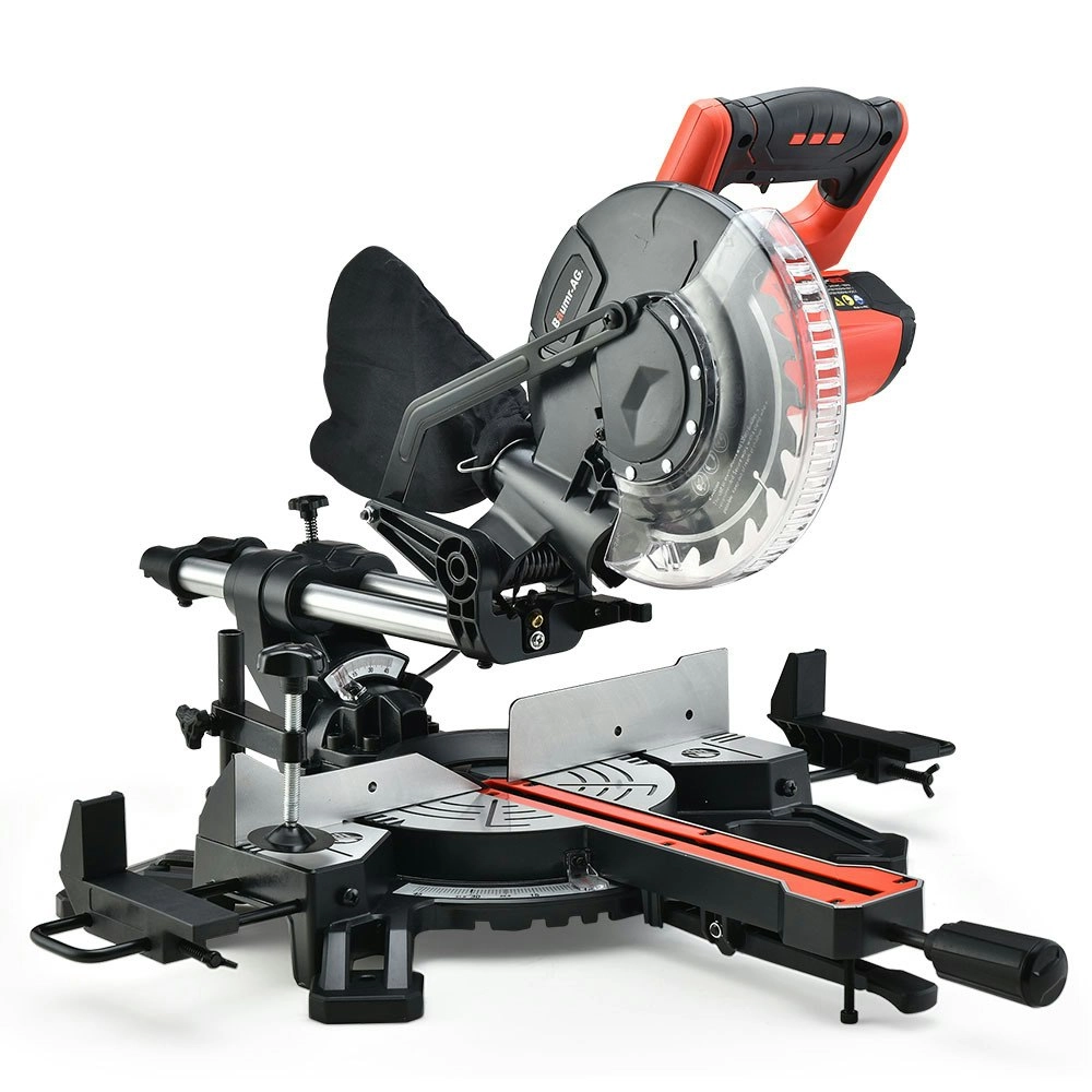 Baumr-AG 210mm Compound Mitre Saw Dual Bevel Sliding Drop Saws 1500W