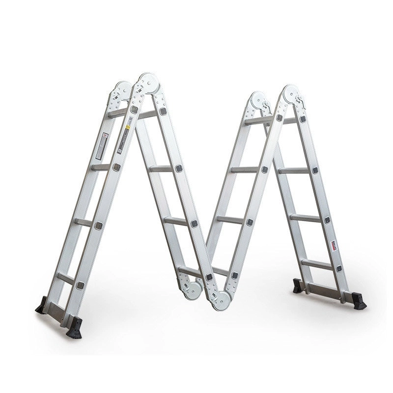 Bullet Pro 4.7m Multi-Purpose Aluminium Ladder Folding Portable Extension Adjustable Step