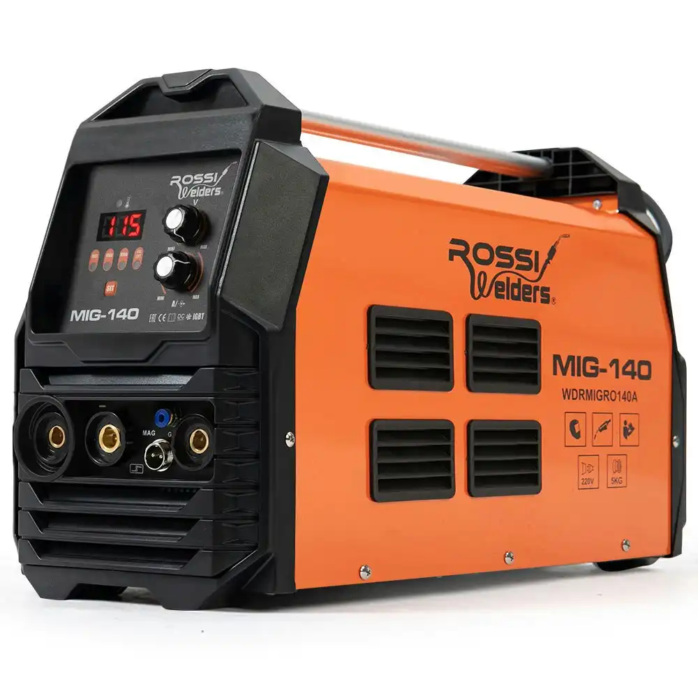 Rossi 140A MIG/MAG/MMA/ARC/TIG Multi-Purpose Welder MIG-140, Flux/Solid Wire/CO2 Or Argon Gas