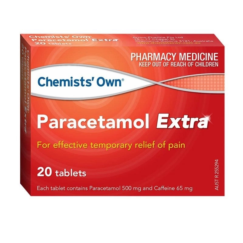 Chemists' Own Paracetamol Extra 20 Tablets (Generic of Panadol Extra)