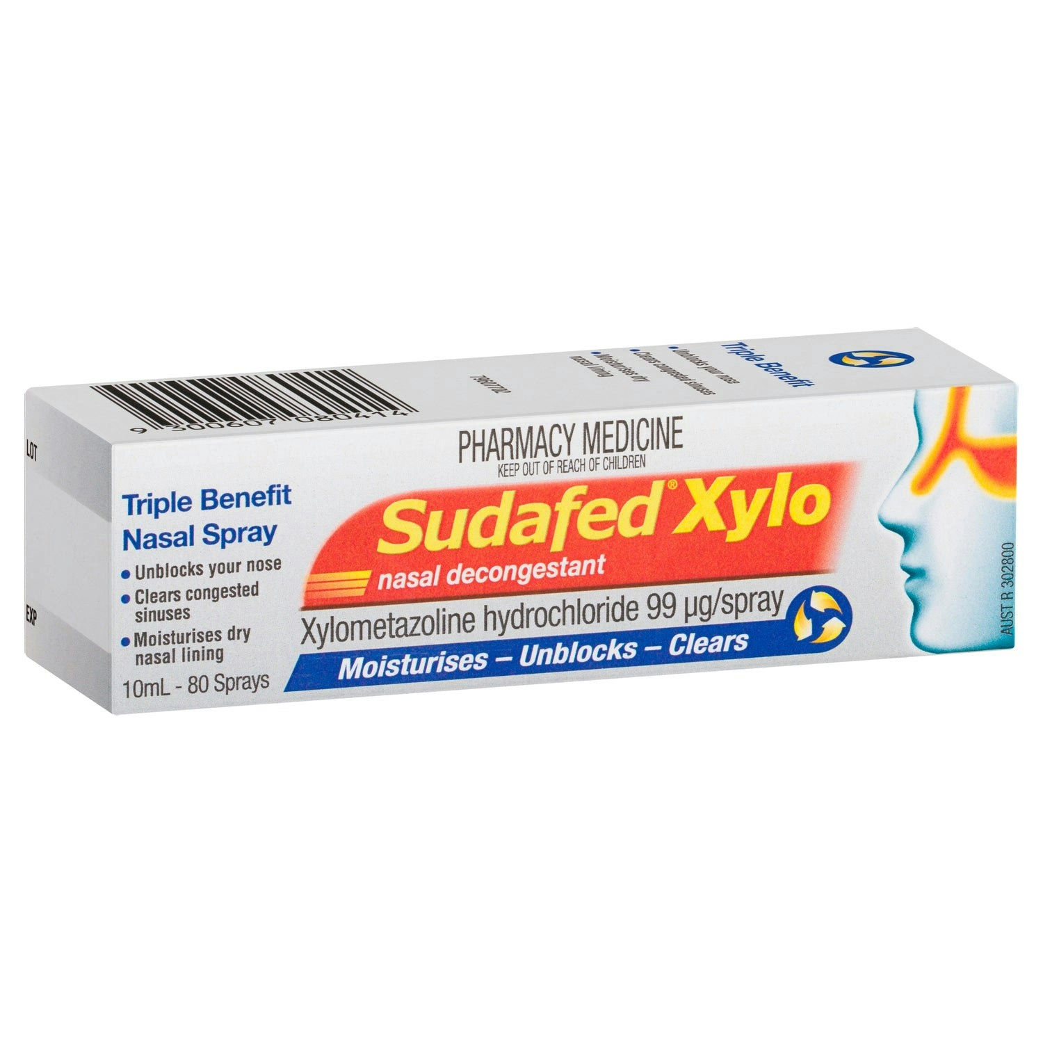 SUDAFED Xylo Nasal Decongestant 10ml