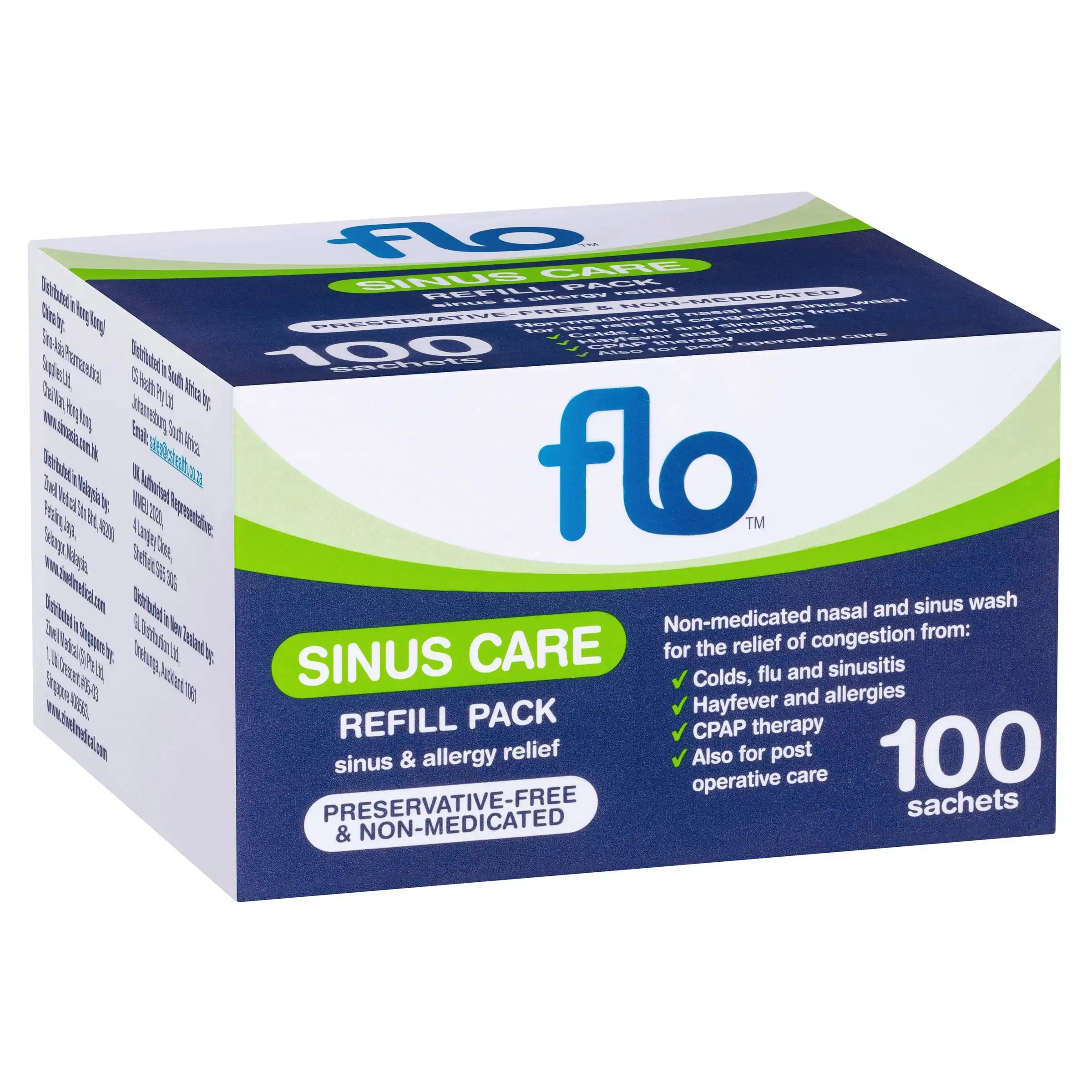 Flo Sinus Care Refill Sachets 100