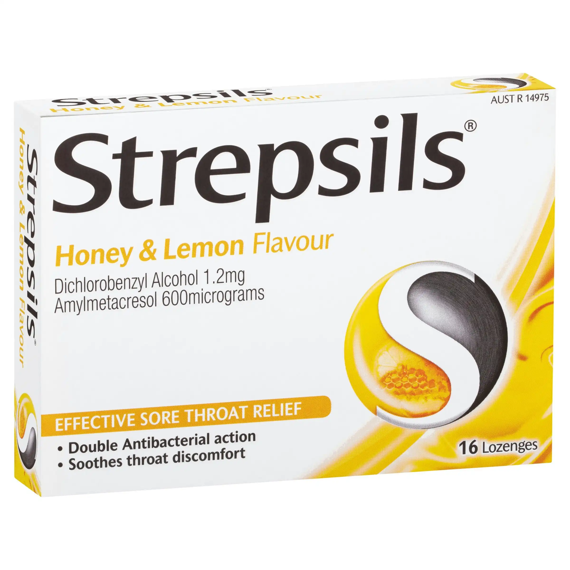 Strepsils Honey & Lemon 16 Lozenges