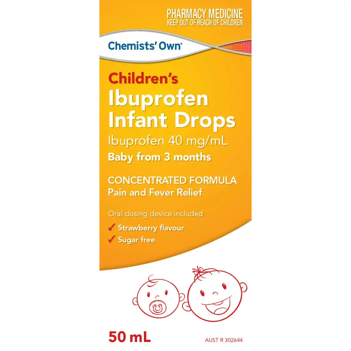 Chemists Own Ibuprofen Infant Drops 50mL