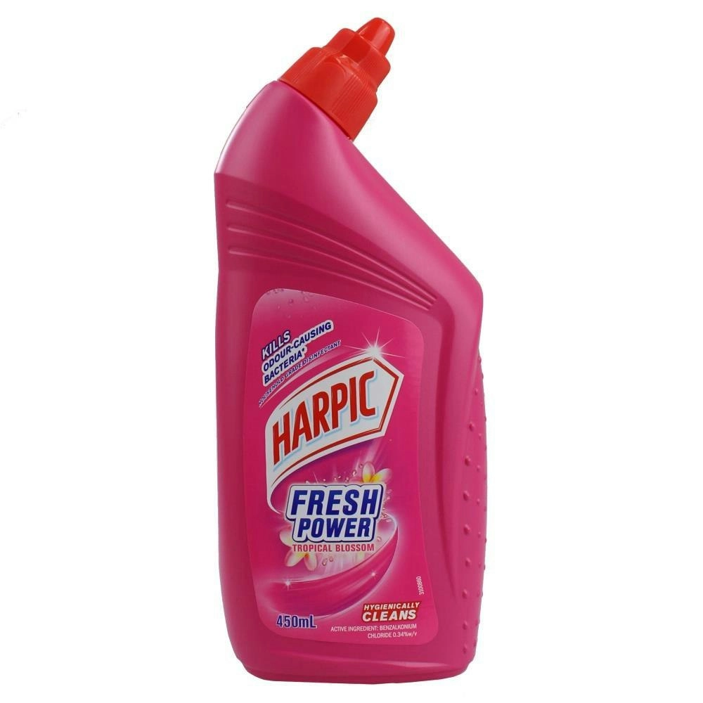 Harpic Fresh Power Toilet Cleaner Tropical Blossom 450ml