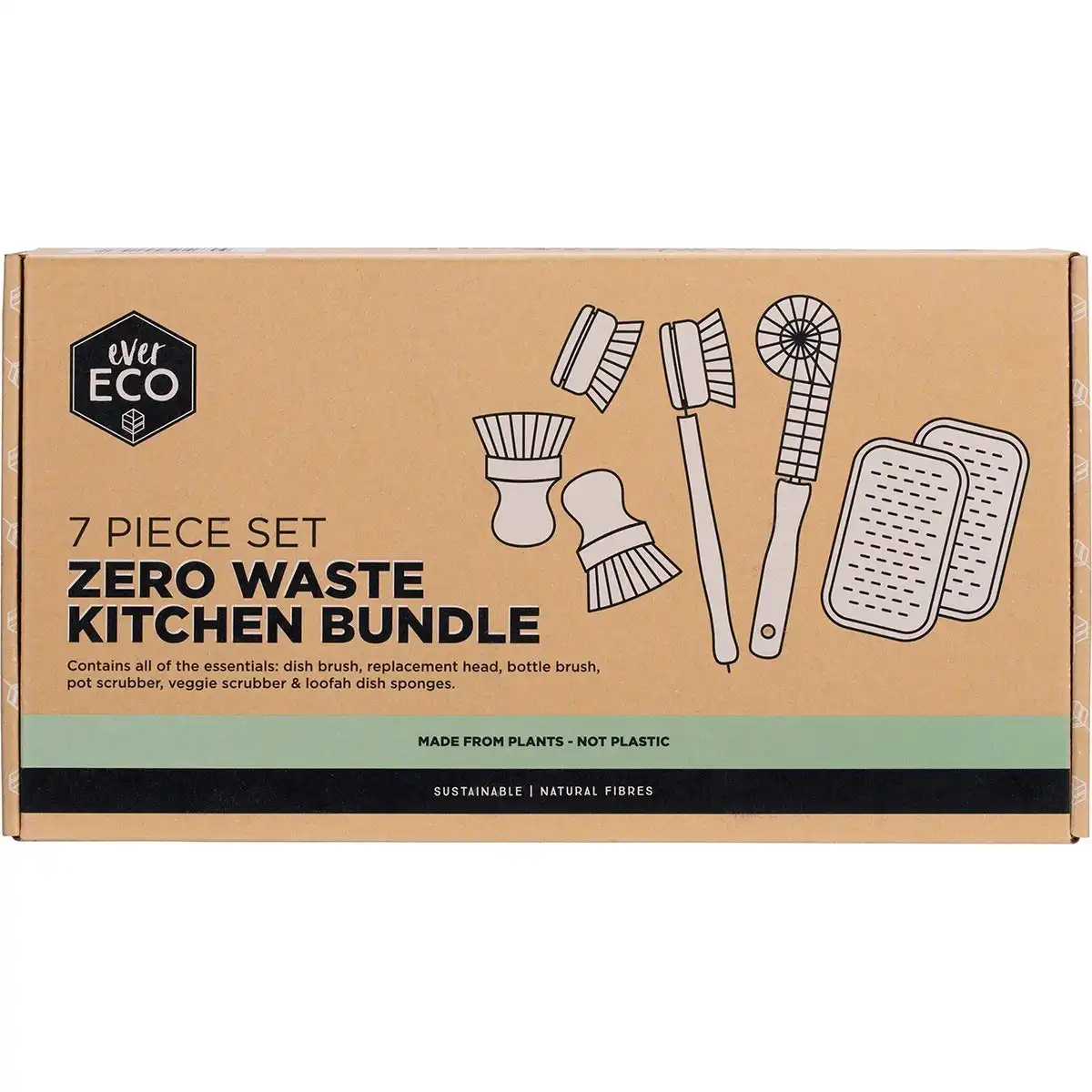 Ever Eco Zero Waste Kitchen Bundle 7 Piece Set 1