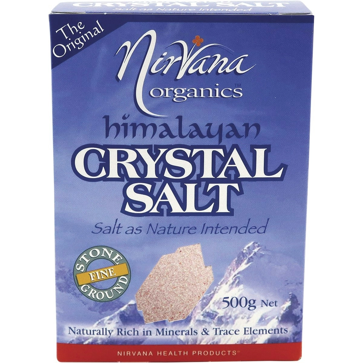 Nirvana Organics Himalayan Crystal Salt Fine 500g