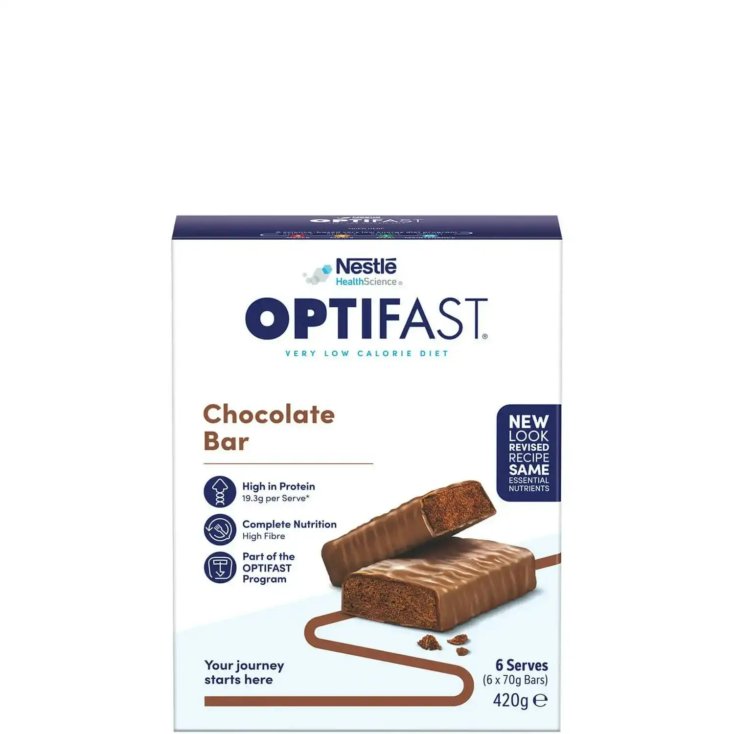 OPTIFAST VLCD Bar Chocolate 6x70g