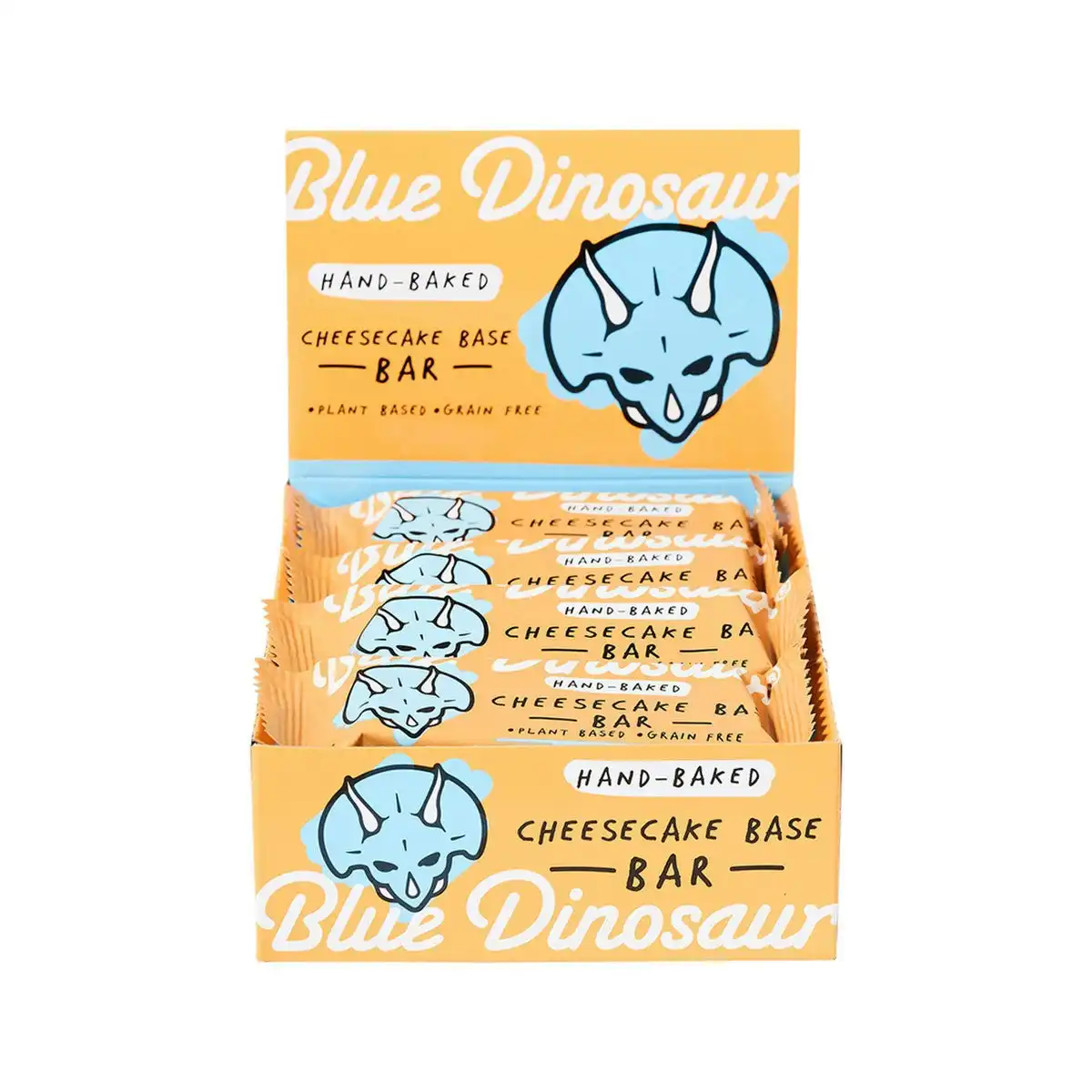 Blue Dinosaur Hand-baked Bar Cheesecake Base 45g 12 Pack