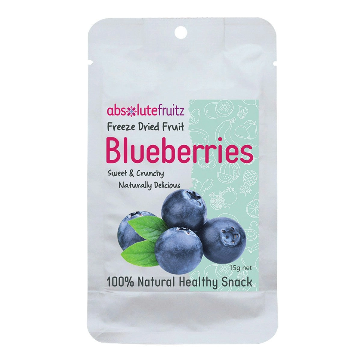 Absolutefruitz Freeze-dried Whole Blueberries 15g