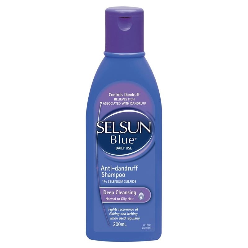 SELSUN Blue Deep Cleansing Anti-Dandruff Shampoo 200mL