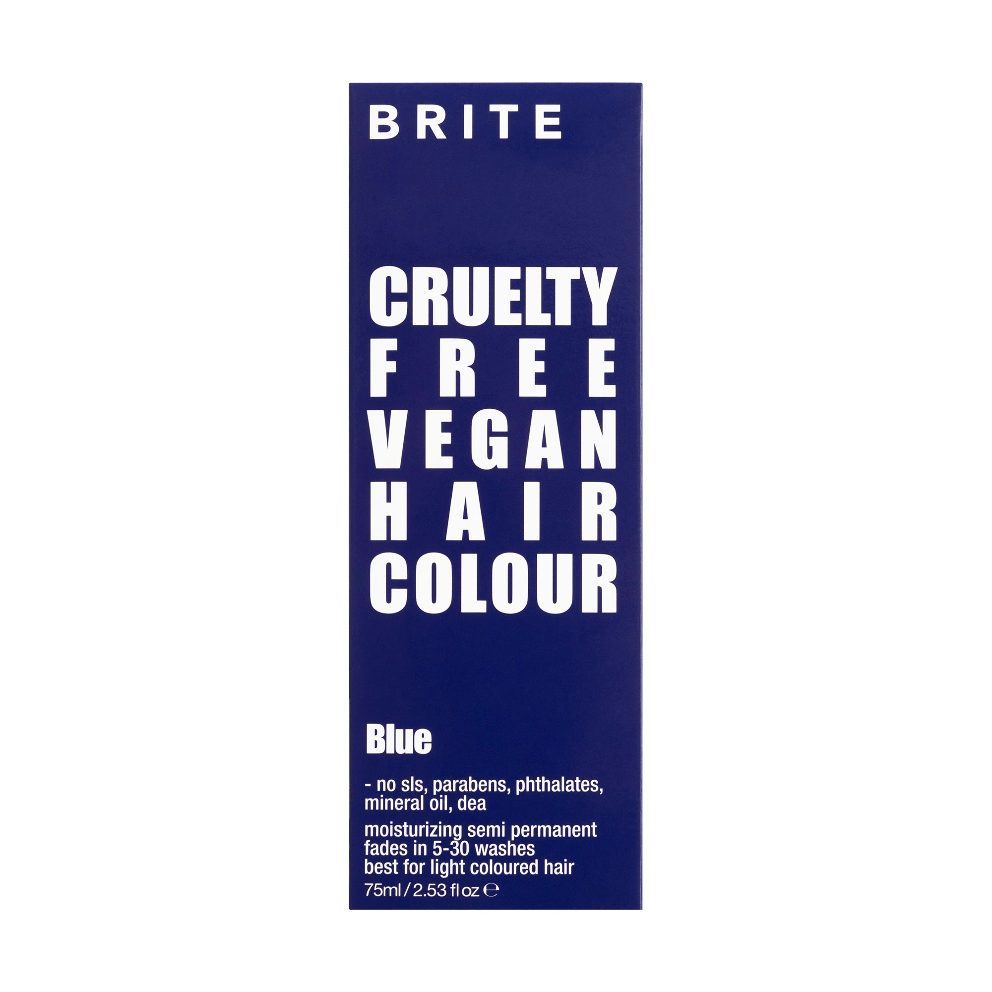 Brite Organix Semi Permanent Hair Colour Blue 75ml