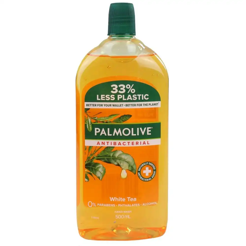 Palmolive Antibacterial Liquid Hand Wash with White Tea Refill 500ml