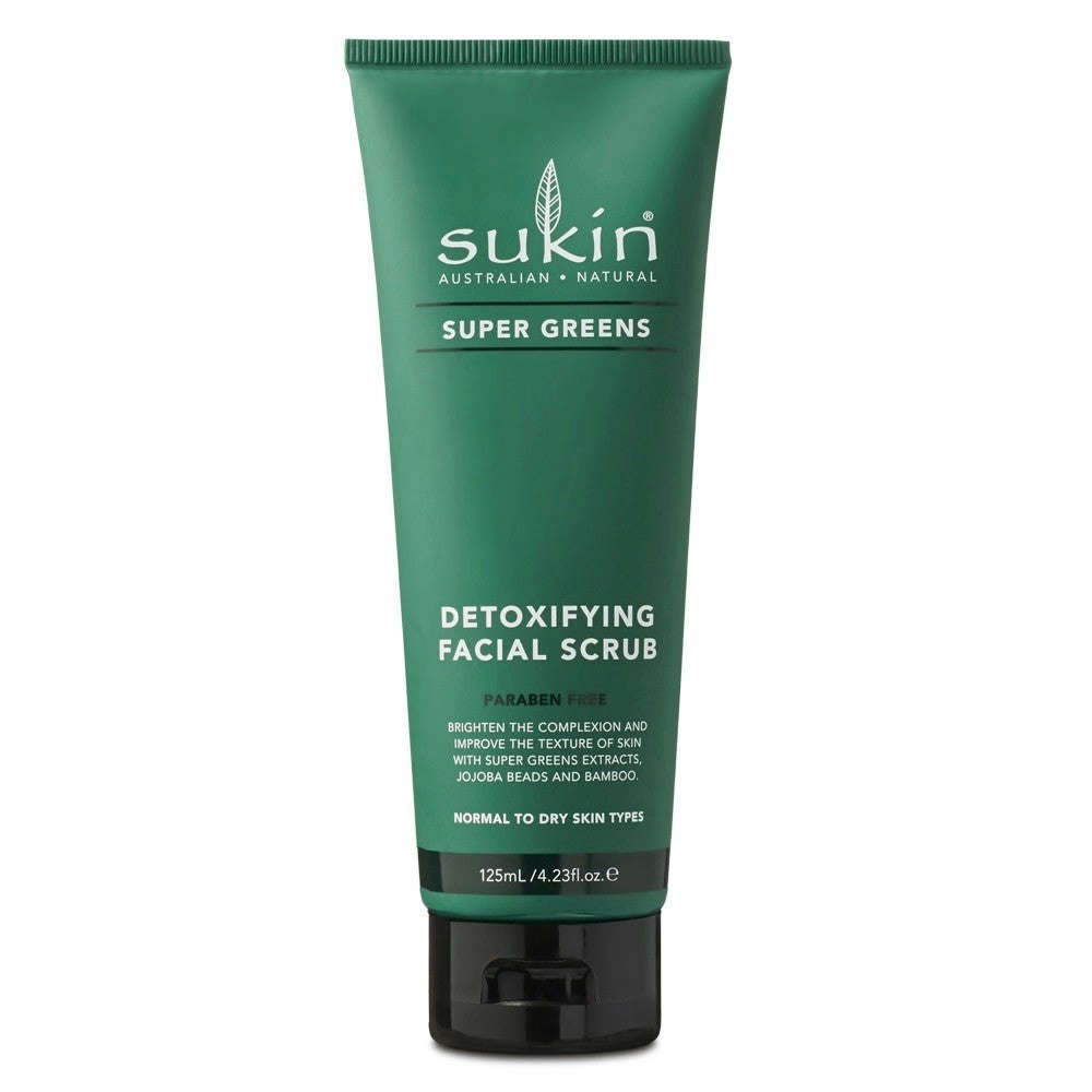 Sukin Super Greens Detoxifying Facial Scrub 125mL